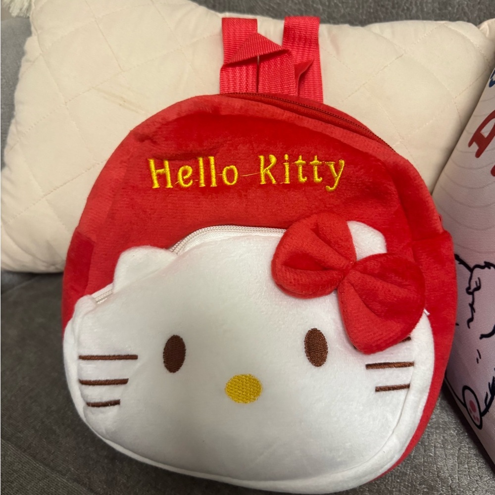 Hello Kitty Red and White Kids Backpack